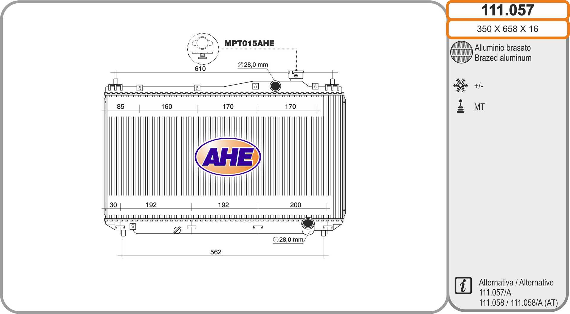 AHE 111.057 Radiatore,...