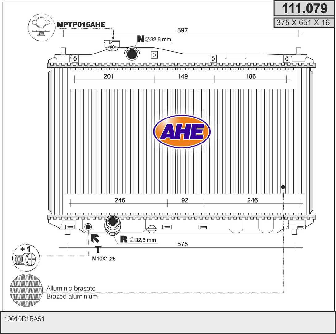 AHE 111.079 Radiatore,...