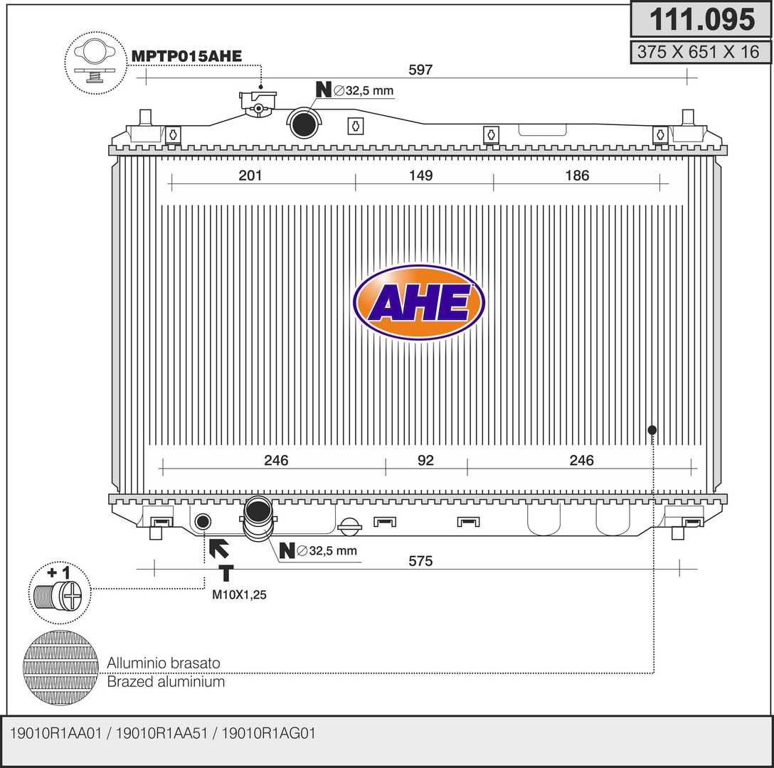 AHE 111.095 Radiatore,...