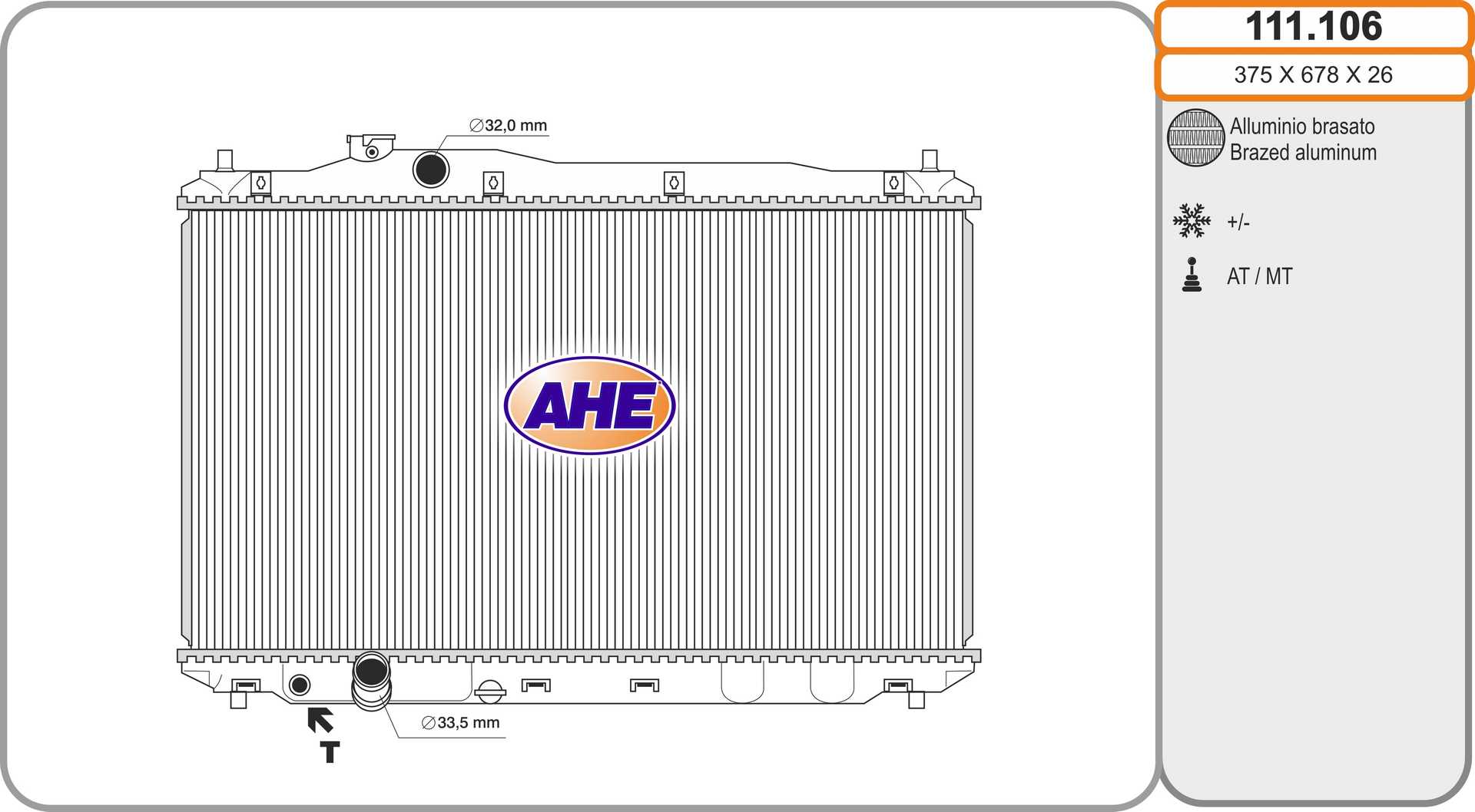 AHE 111.106 Radiatore,...