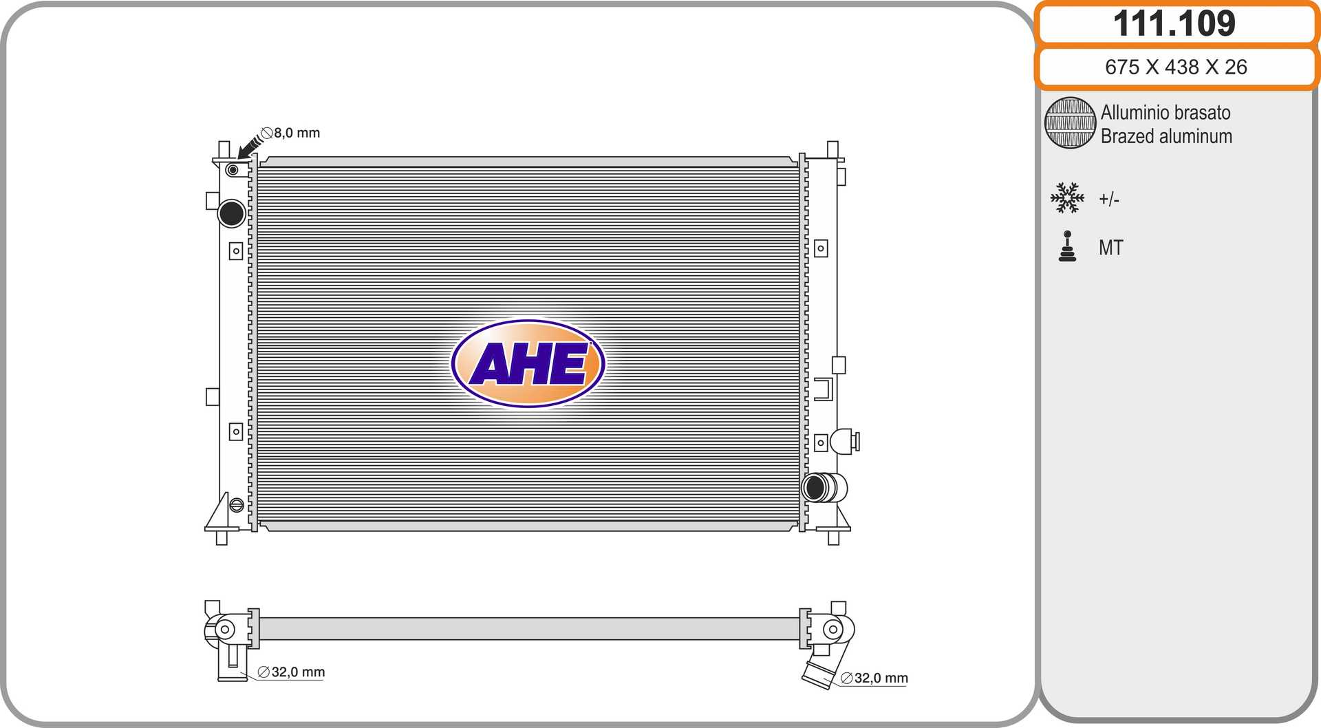 AHE 111.109 Radiatore,...