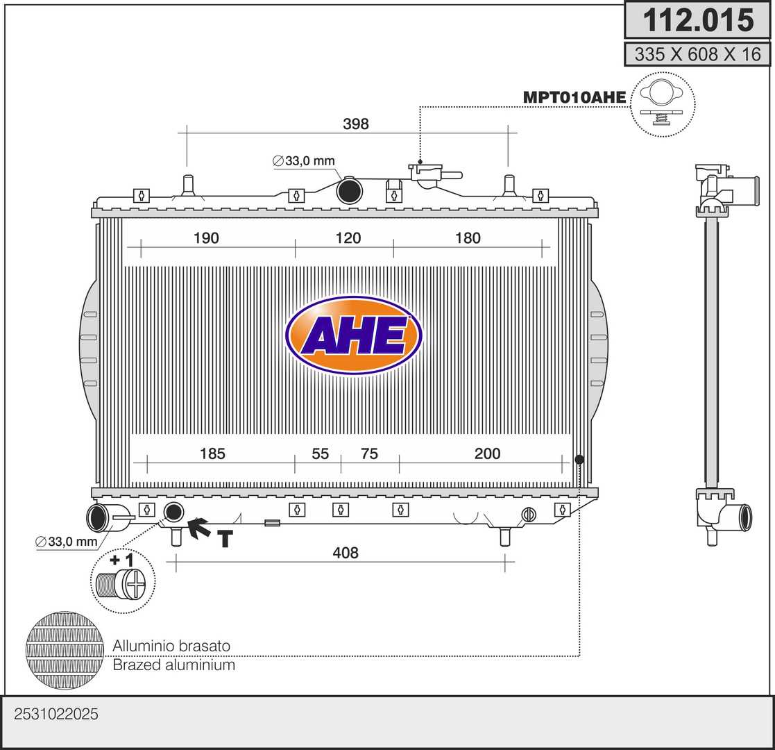 AHE 112.015 Radiatore,...