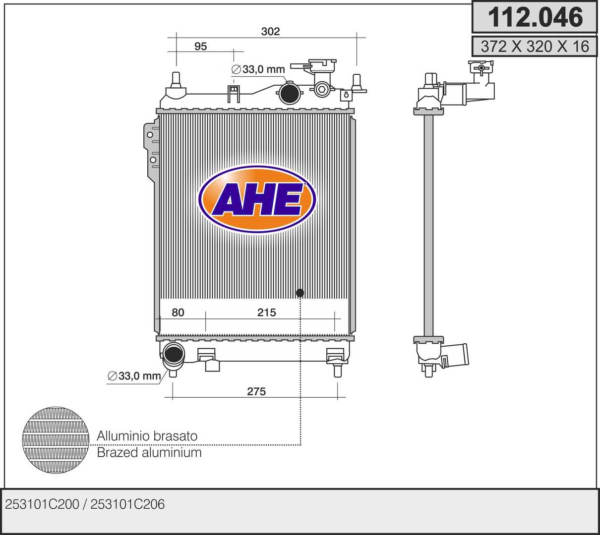 AHE 112.046 Radiatore,...