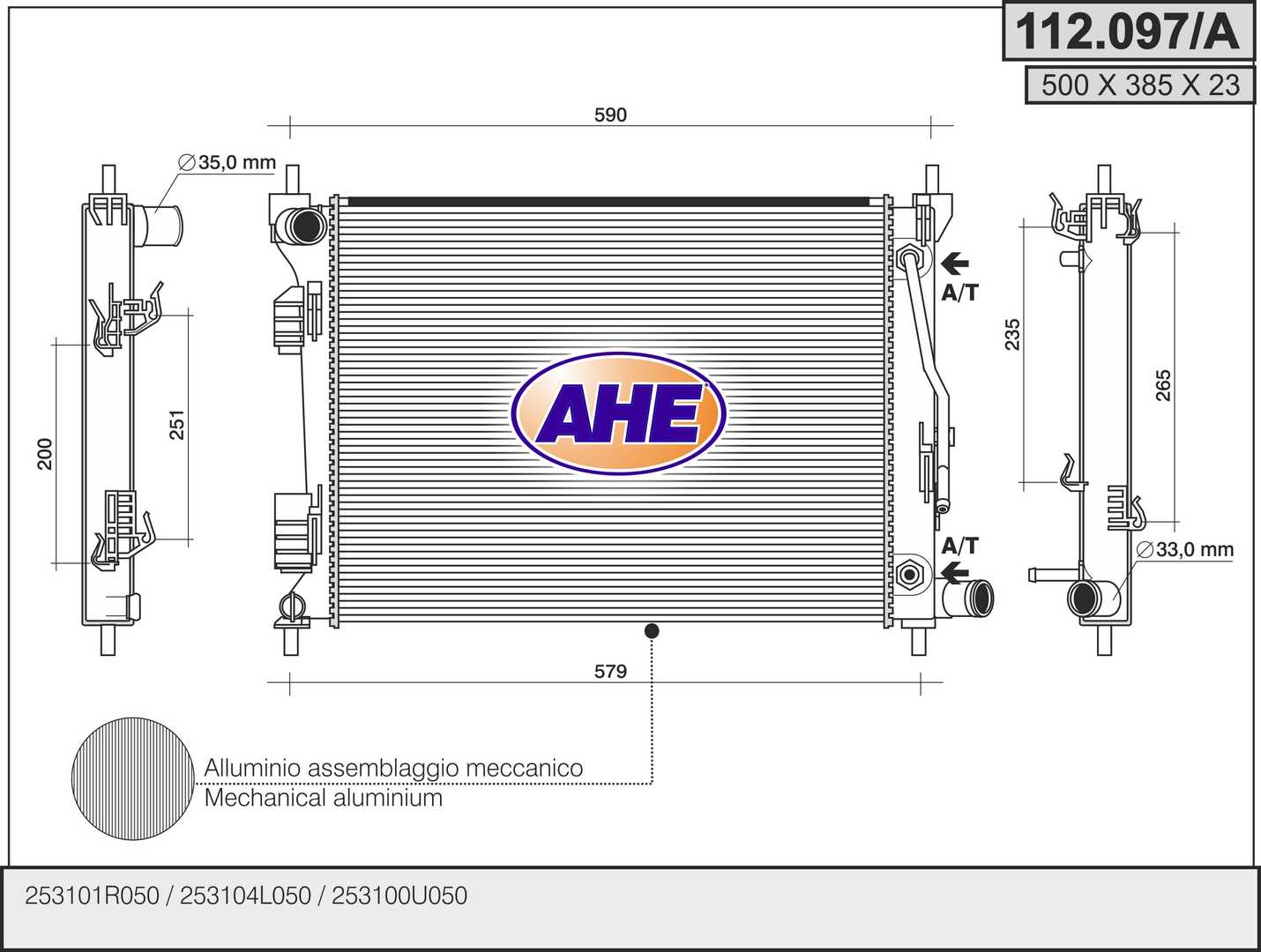 AHE 112.097/A Radiatore,...