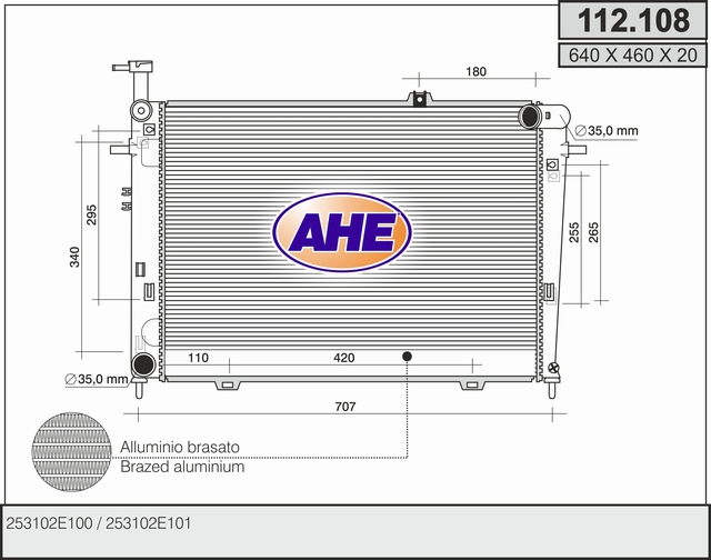 AHE 112.108 Radiatore,...