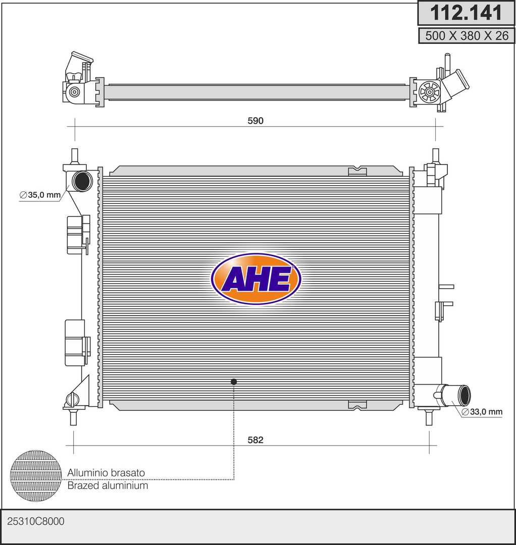AHE 112.141 Radiatore,...