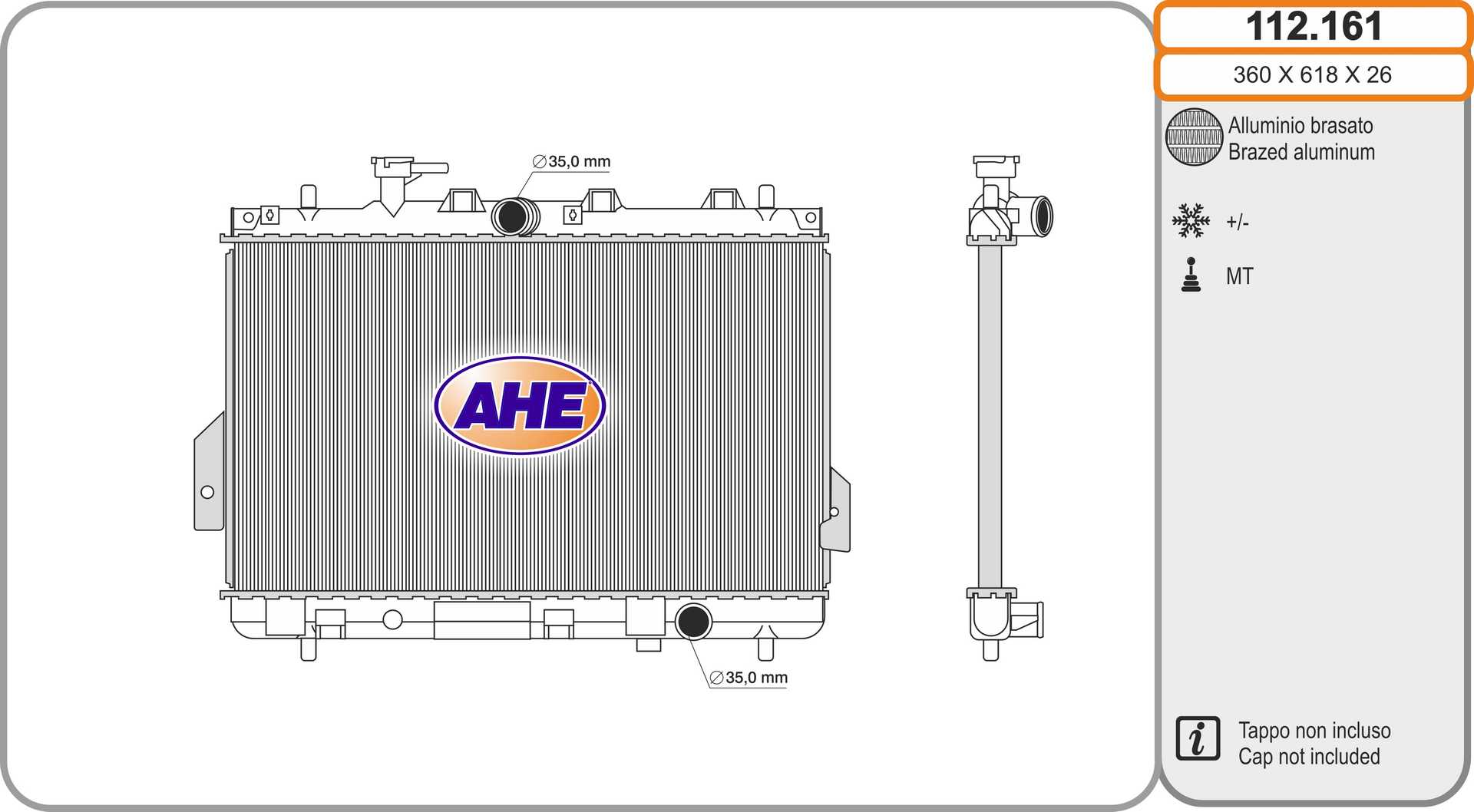 AHE 112.161 Radiatore,...
