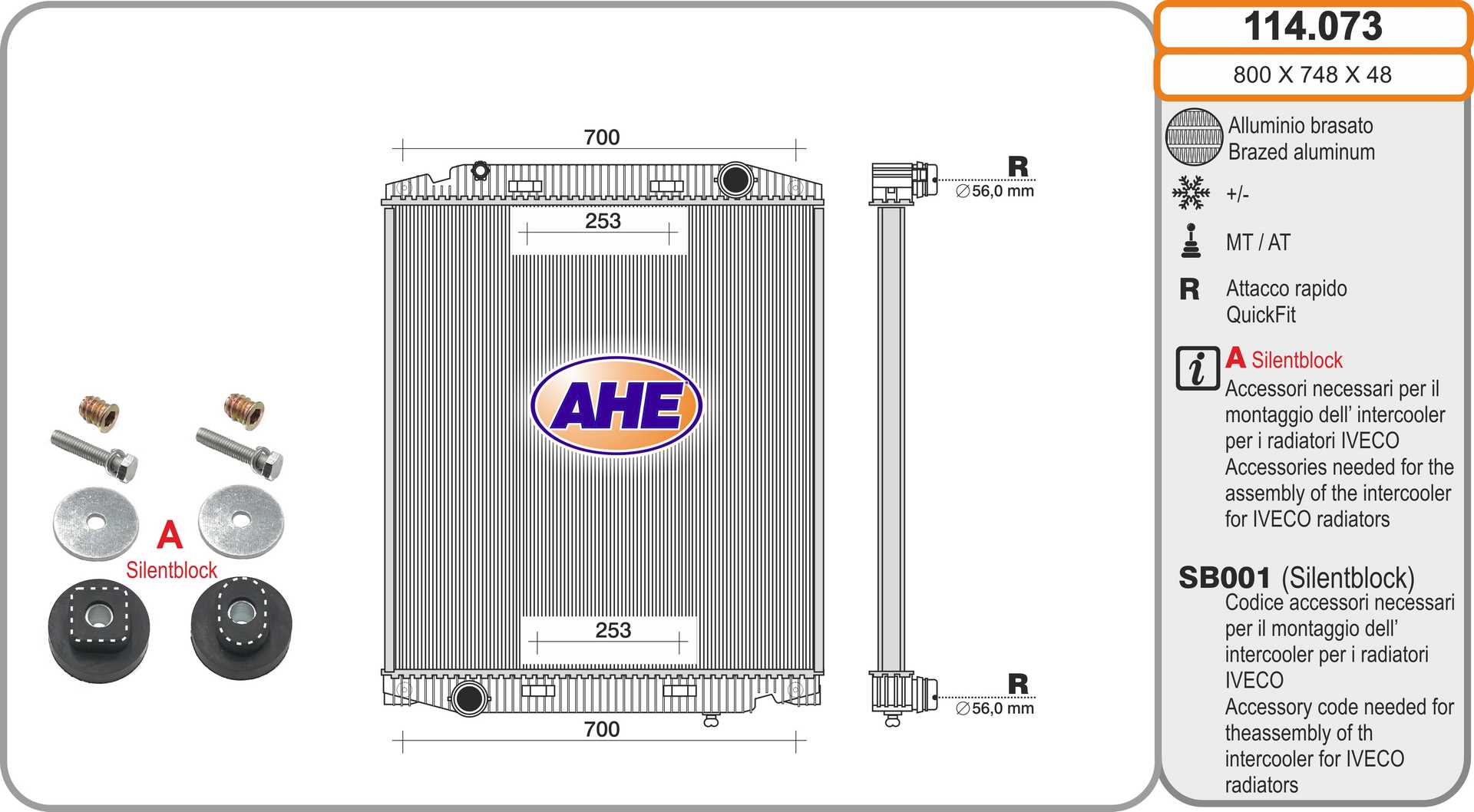 AHE 114.073 Radiatore,...