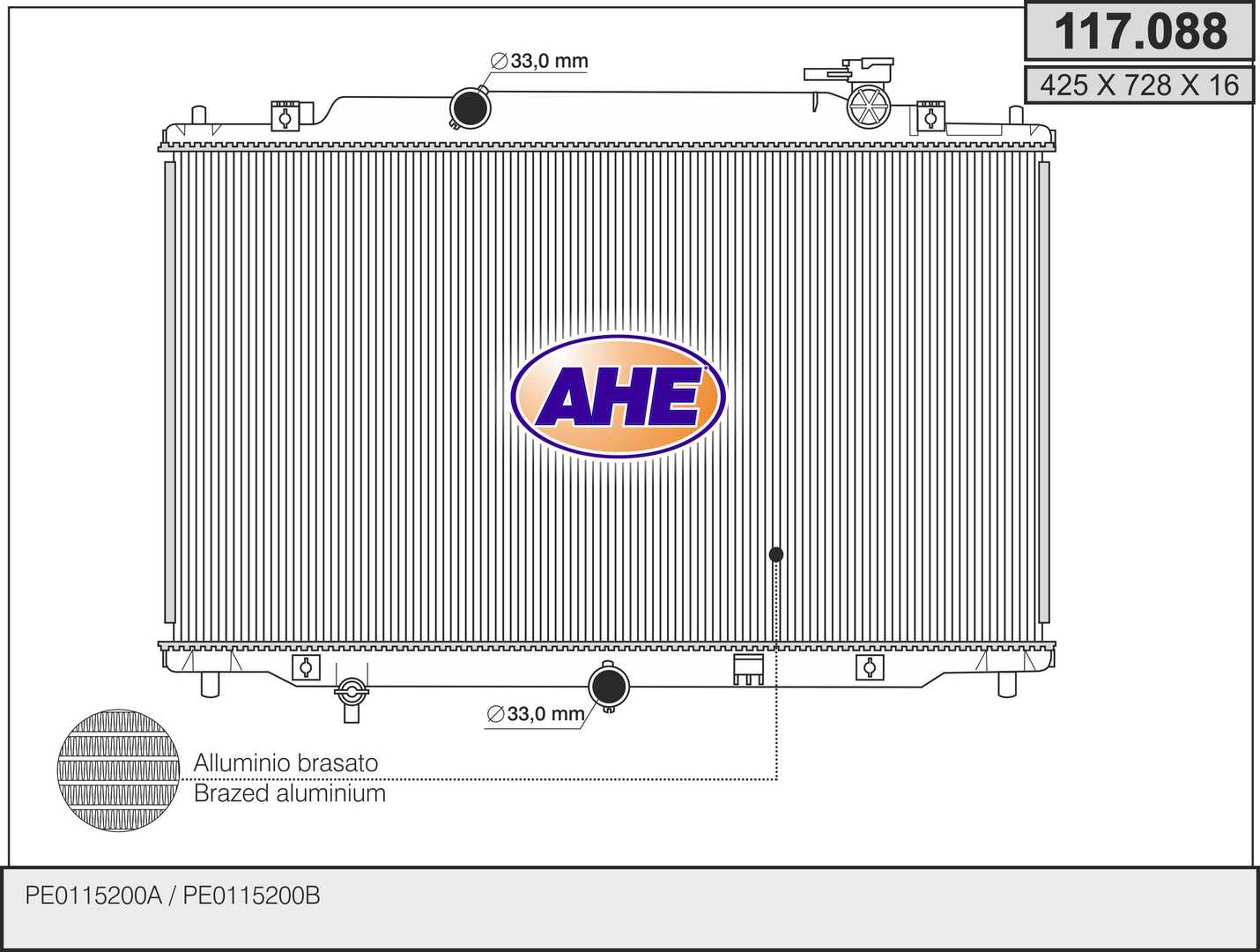 AHE 117.088 Radiatore,...