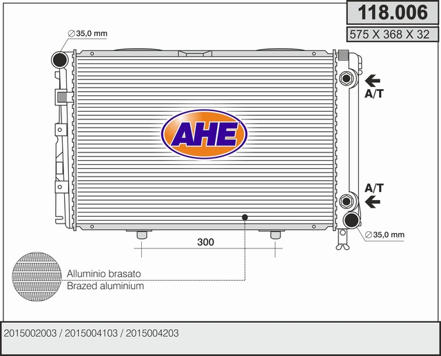 AHE 118.006 Radiatore,...