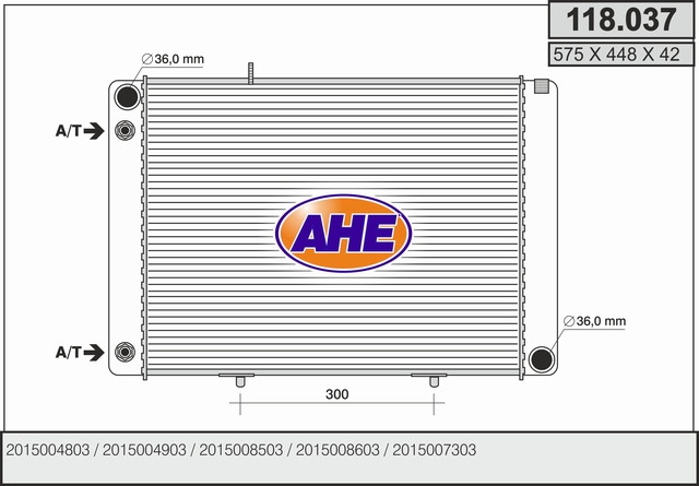 AHE 118.037 Radiatore,...