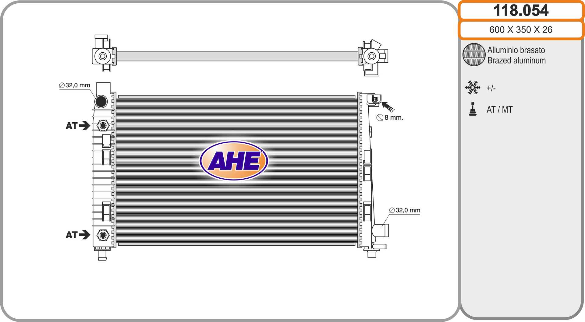 AHE 118.054 Radiatore,...