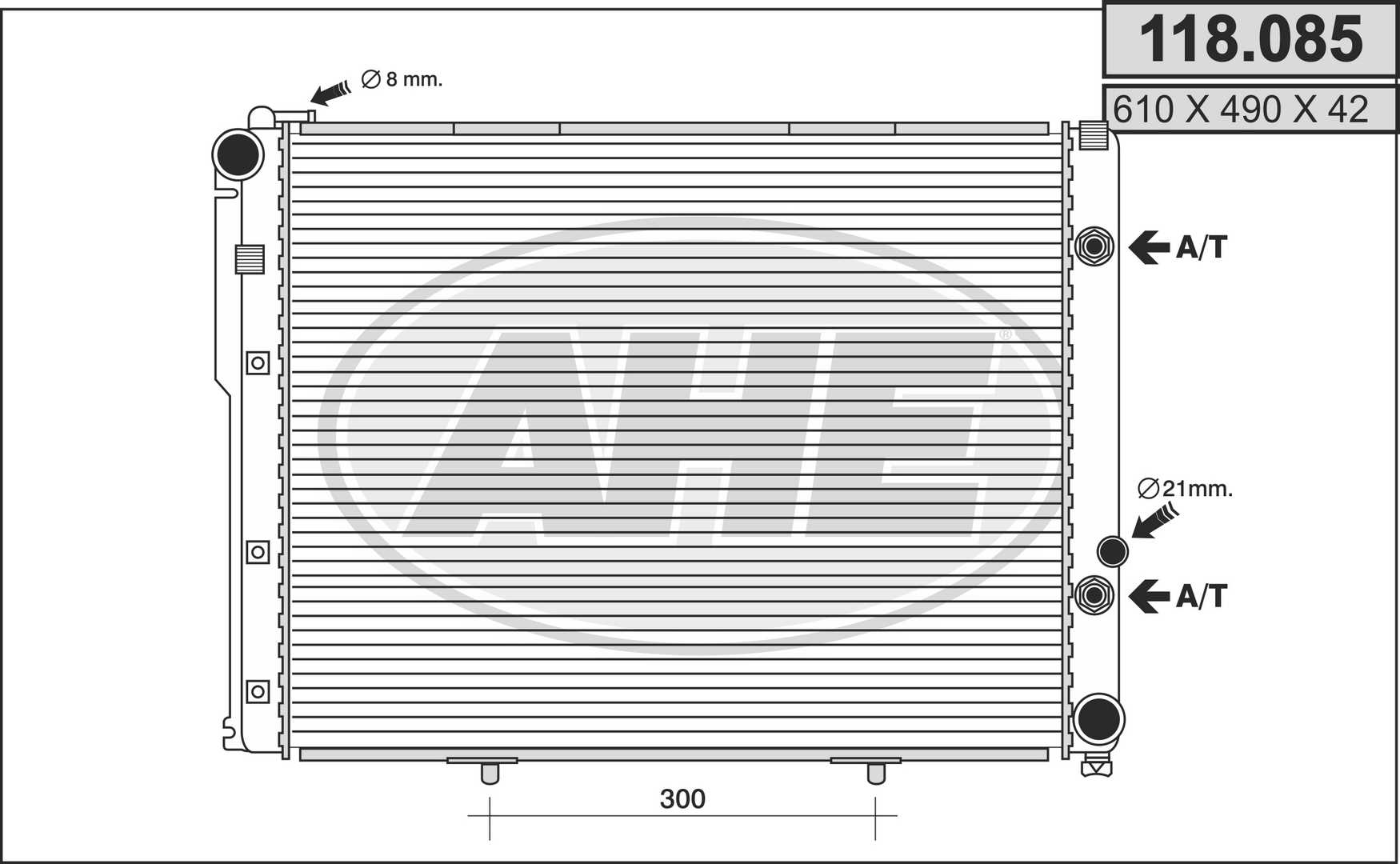 AHE 118.085 Radiatore,...