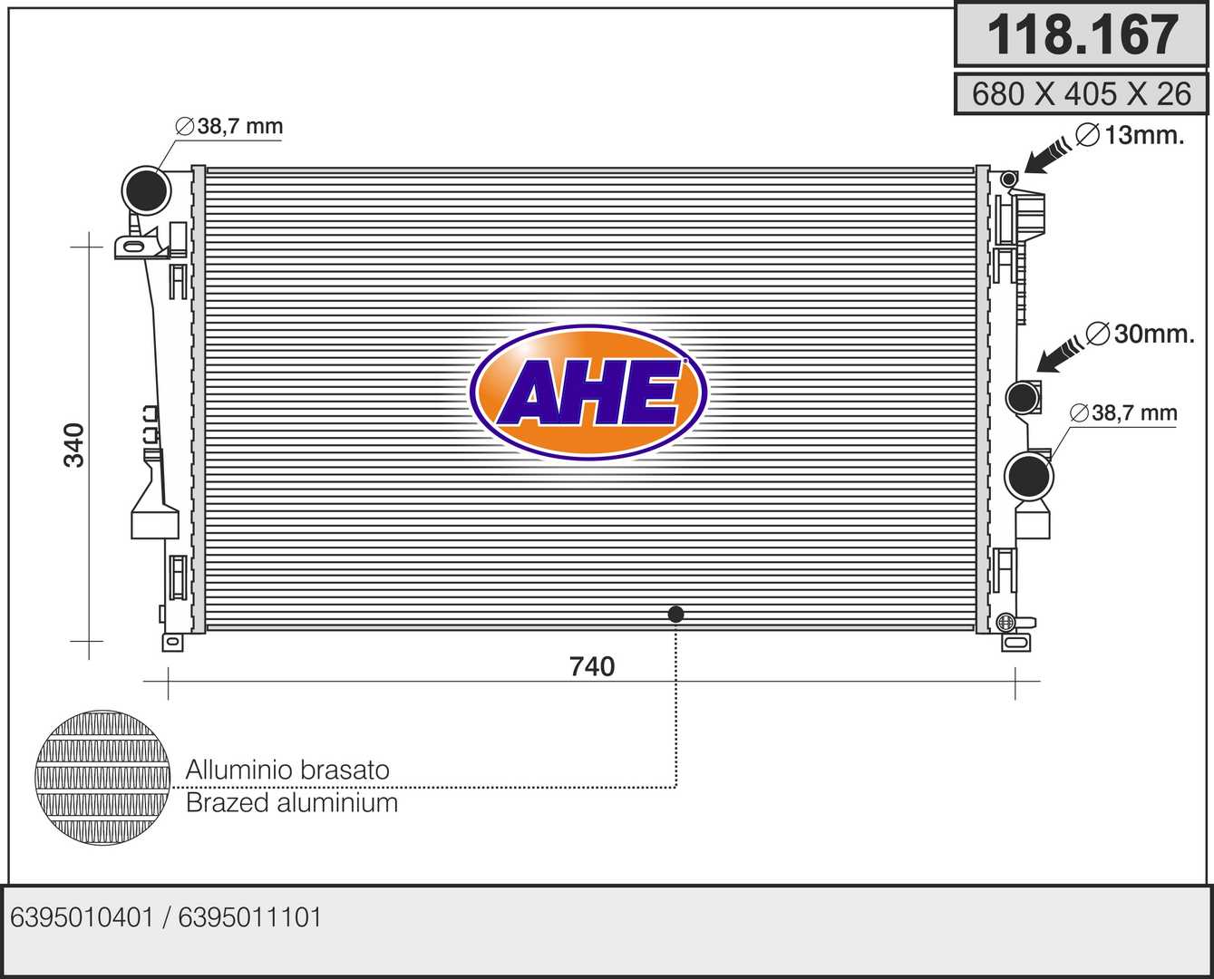 AHE 118.167 Radiatore,...