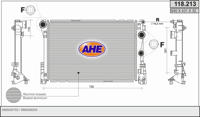 AHE 118.213 Radiatore,...