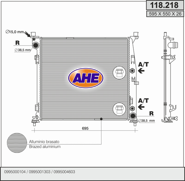 AHE 118.218 Radiatore,...