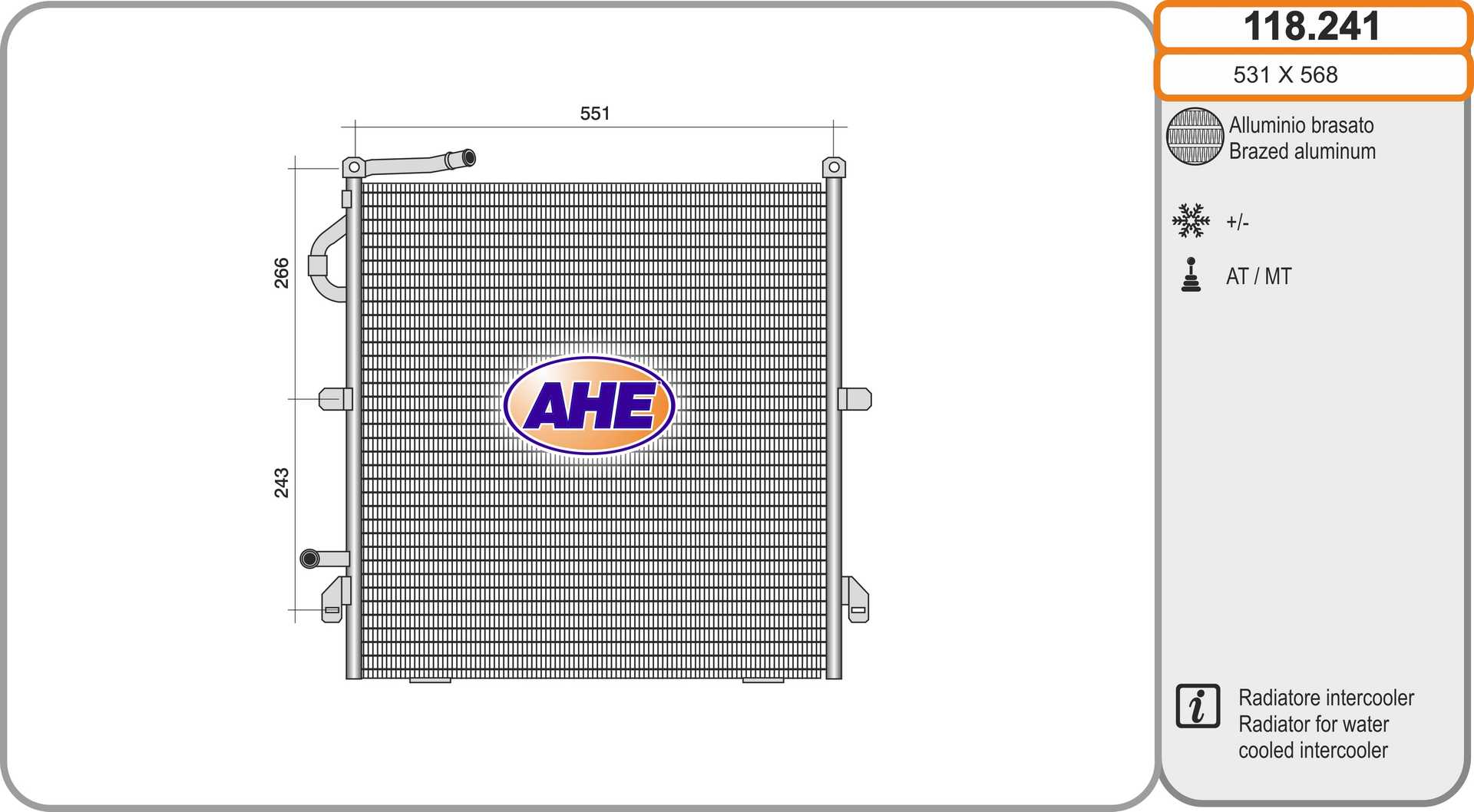 AHE 118.241 Radiatore,...