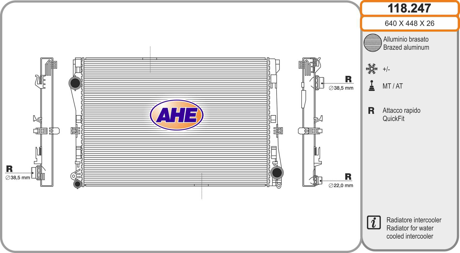 AHE 118.247 Radiatore,...