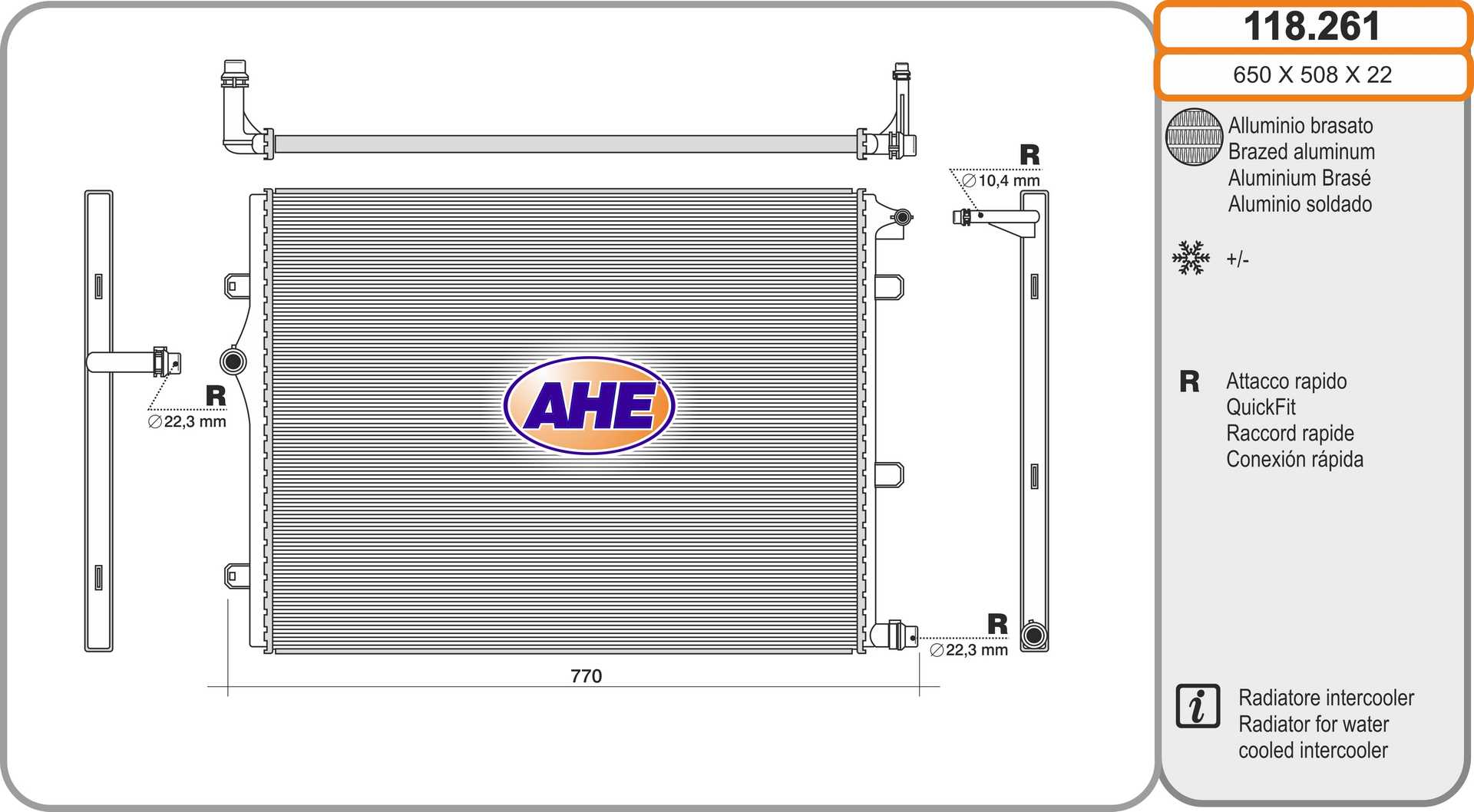 AHE 118.261 Radiatore,...