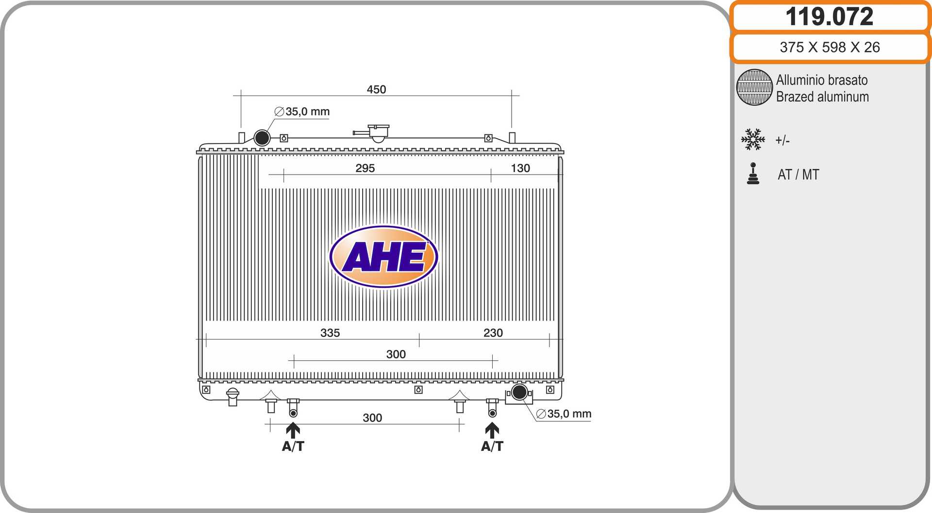 AHE 119.072 Radiatore,...