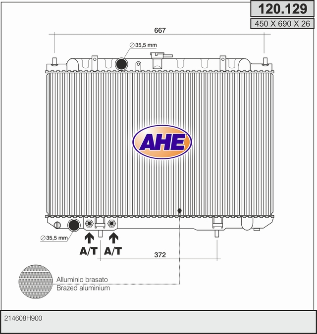 AHE 120.129 Radiatore,...