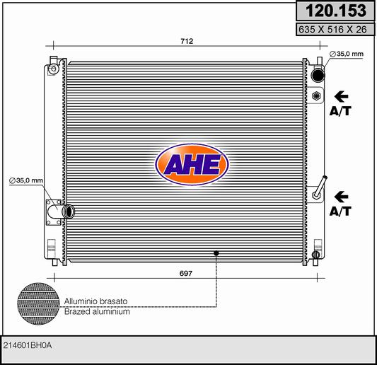 AHE 120.153 Radiatore,...