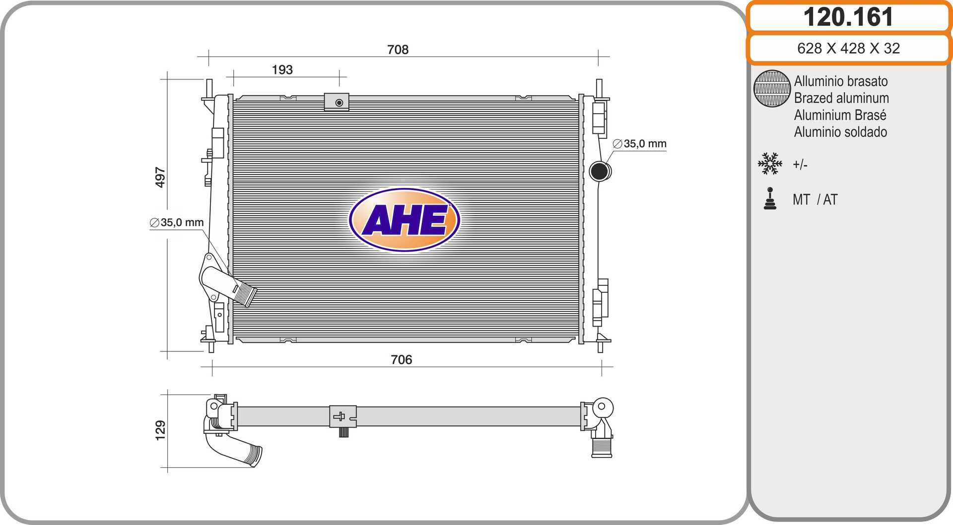 AHE 120.161 Radiatore,...