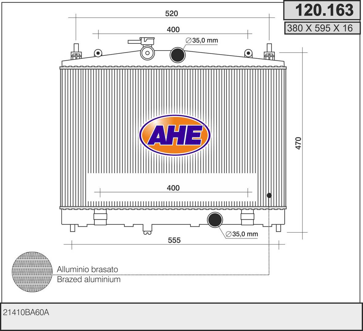 AHE 120.163 Radiatore,...