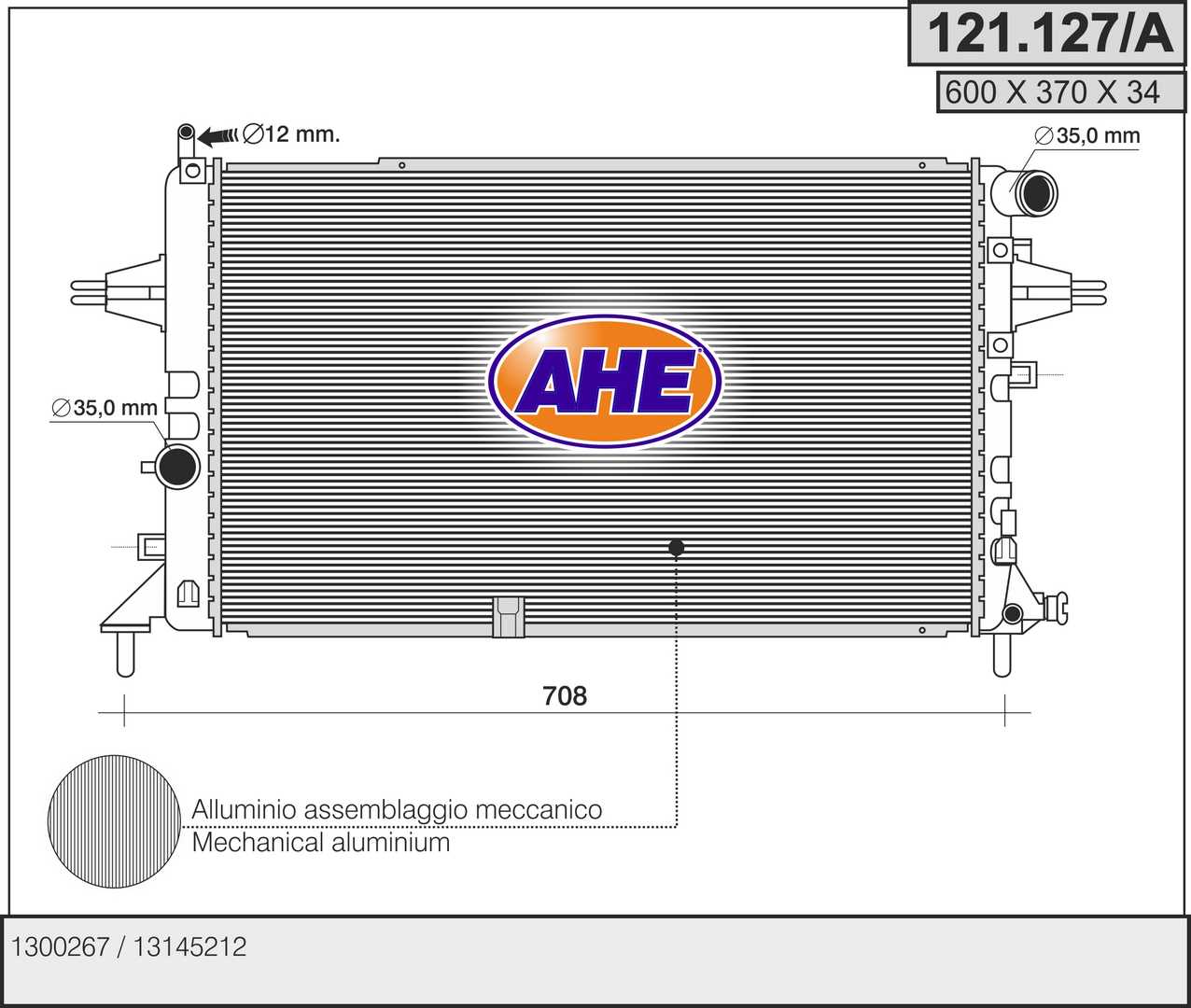 AHE 121.127/A Radiatore,...