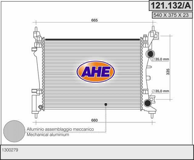 AHE 121.132/A Radiatore,...
