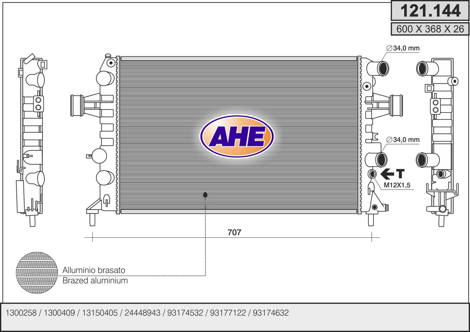 AHE 121.144 Radiatore,...