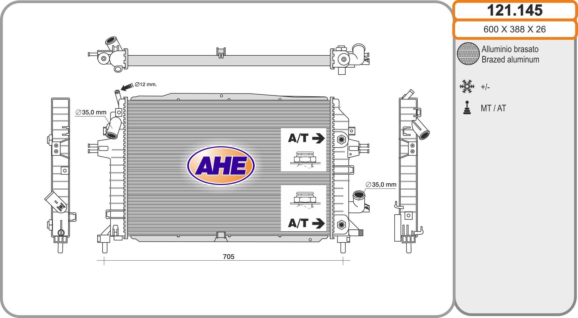AHE 121.145 Radiatore,...