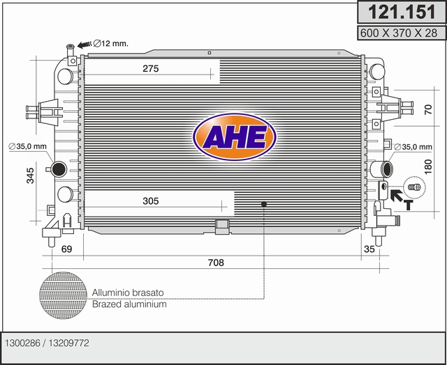 AHE 121.151 Radiatore,...