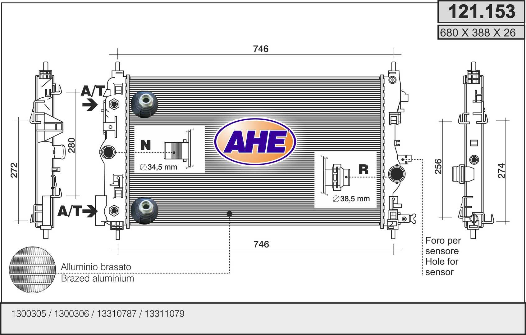 AHE 121.153 Radiatore,...