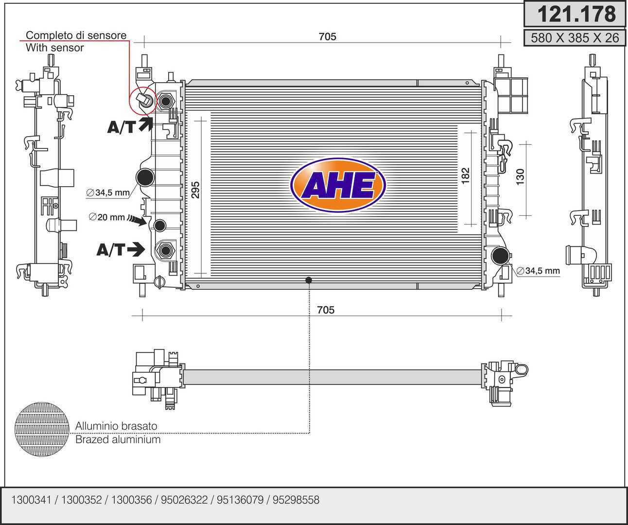 AHE 121.178 Radiatore,...