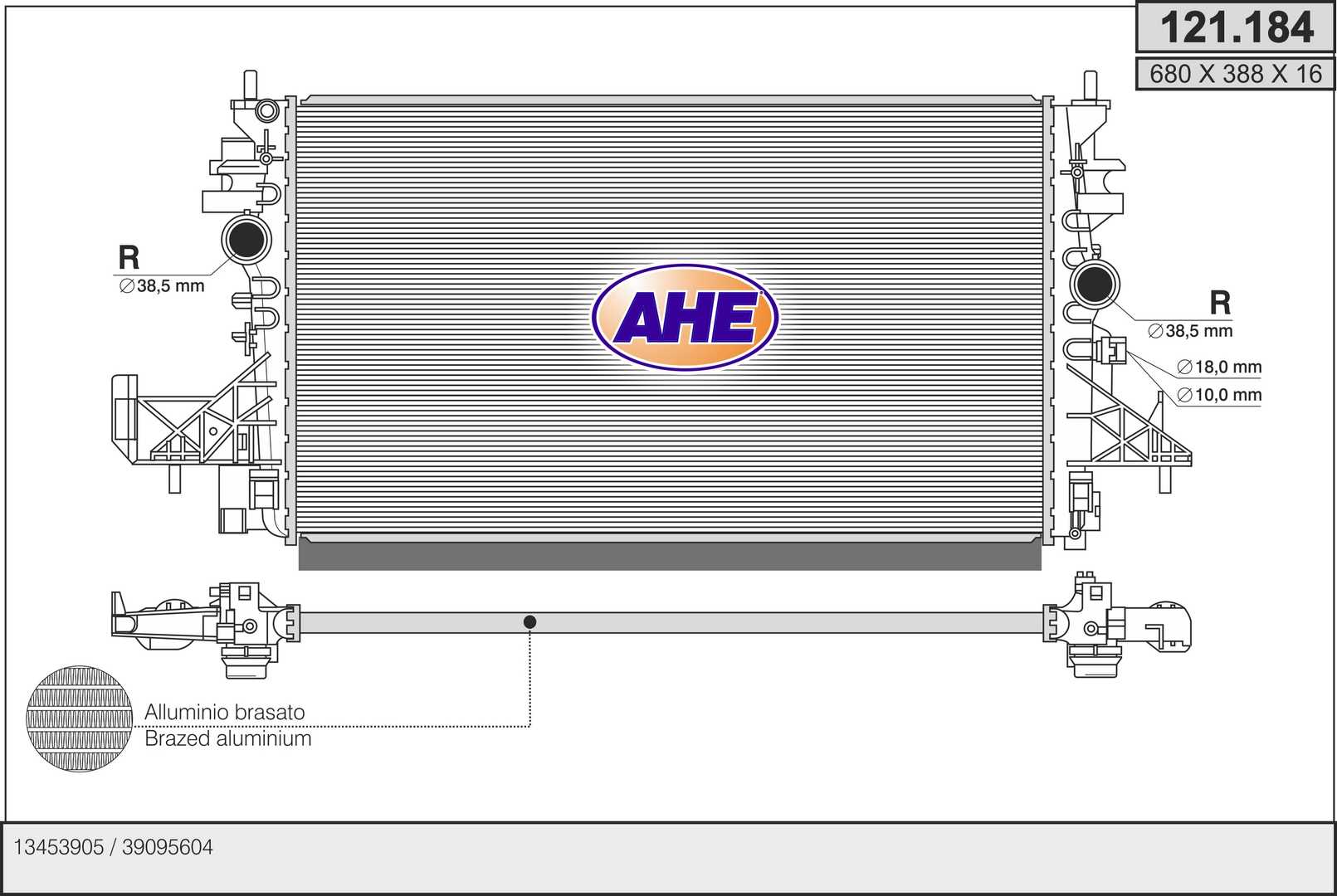 AHE 121.184 Radiatore,...