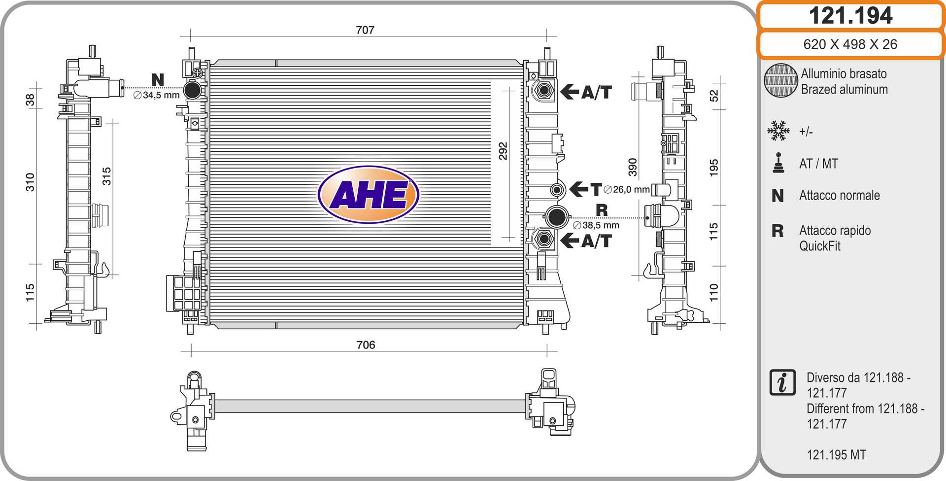 AHE 121.194 Radiatore,...