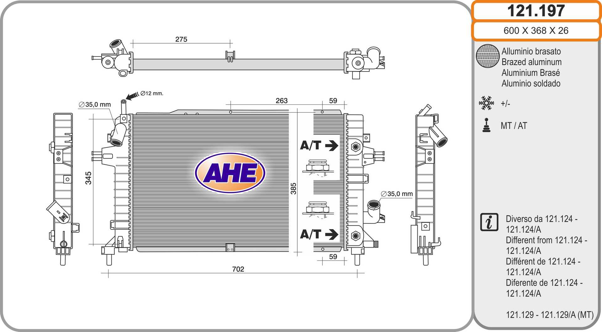 AHE 121.197 Radiatore,...