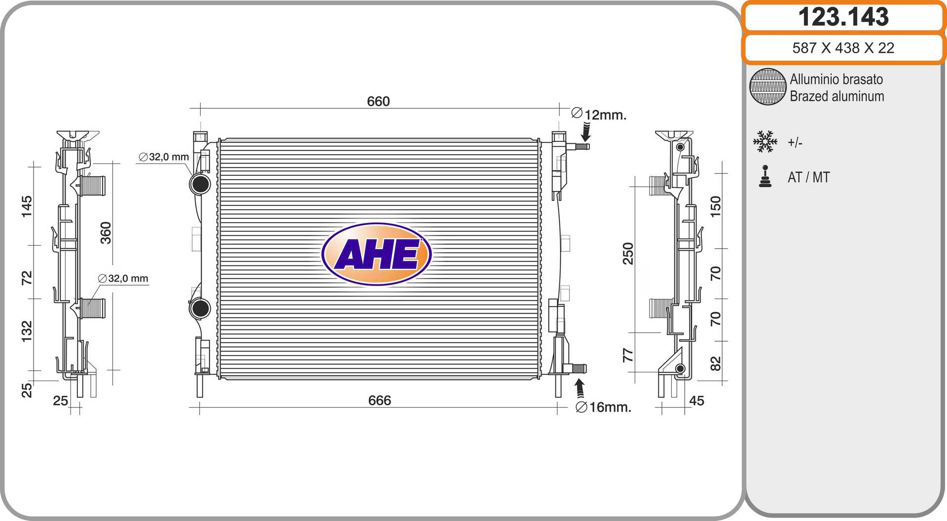 AHE 123.143 Radiatore,...