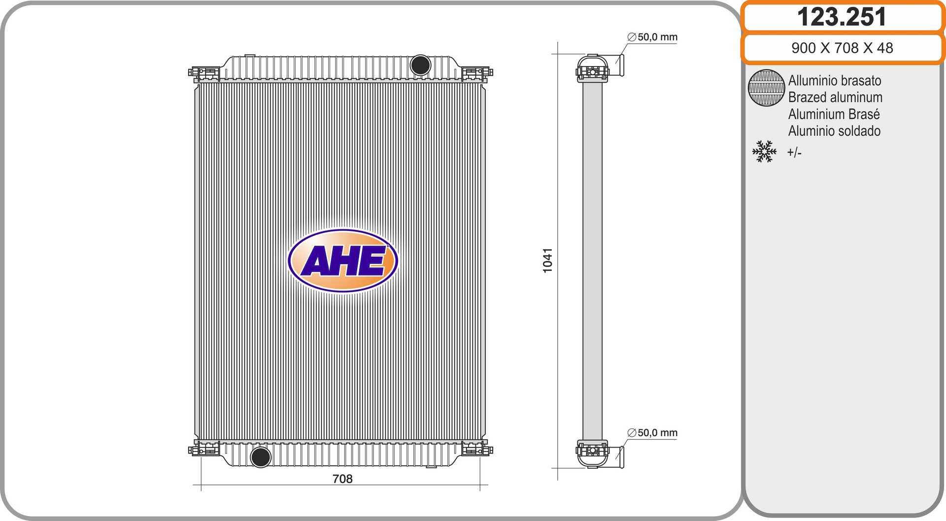 AHE 123.251 Radiatore,...