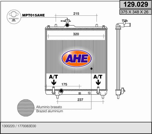 AHE 129.029 Radiatore,...