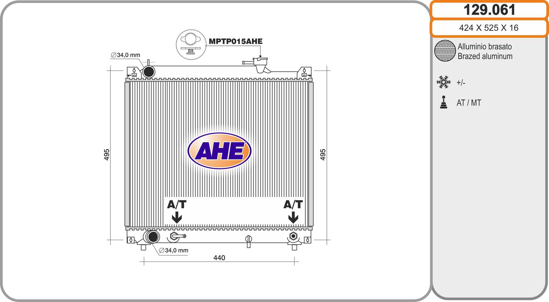 AHE 129.061 Radiatore,...