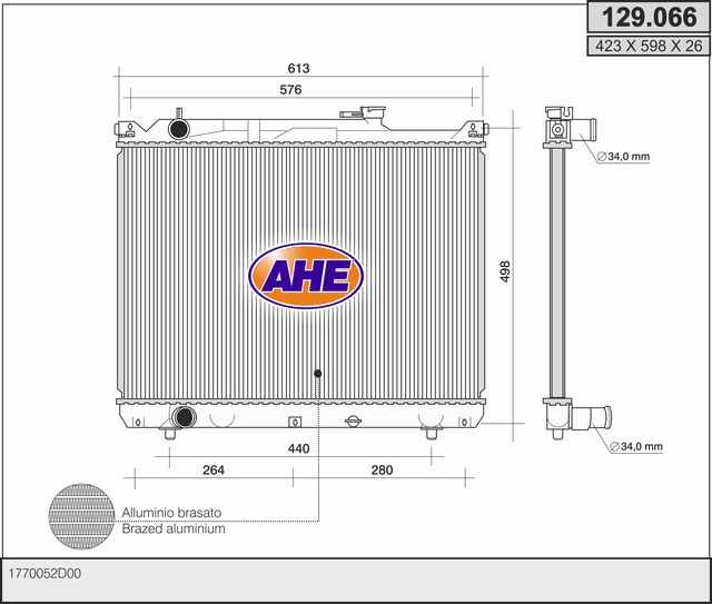 AHE 129.066 Radiatore,...
