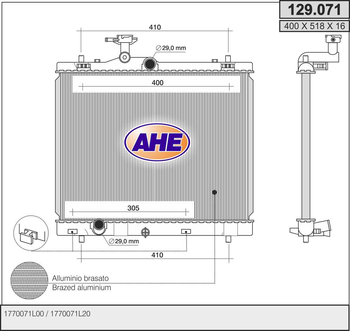 AHE 129.071 Radiatore,...