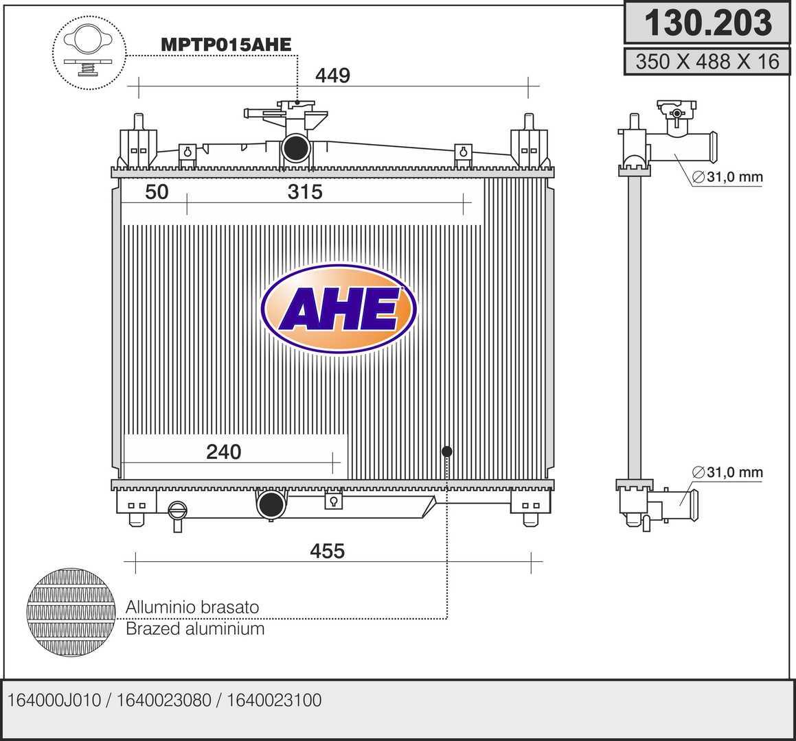AHE 130.203 Radiatore,...