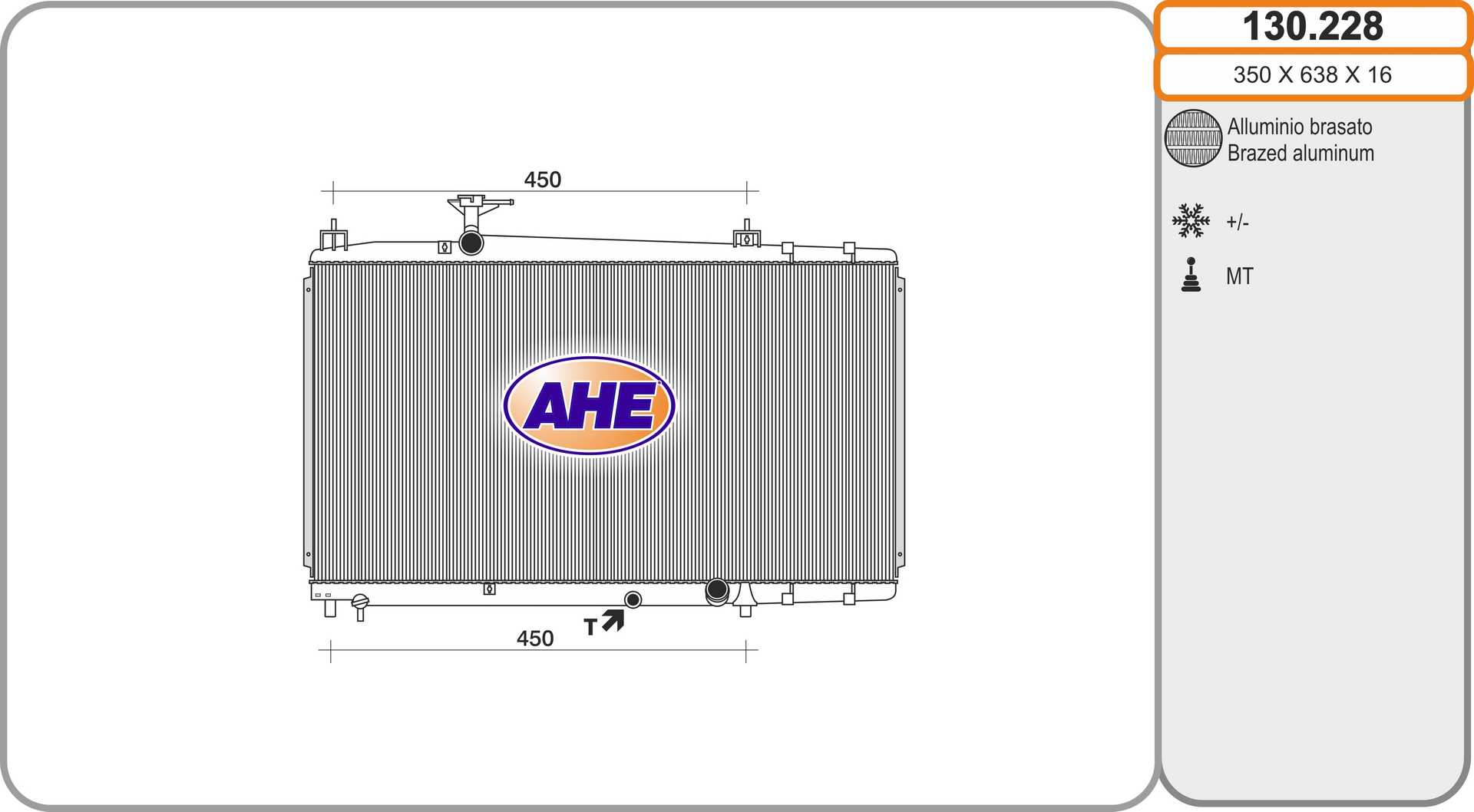 AHE 130.228 Radiatore,...