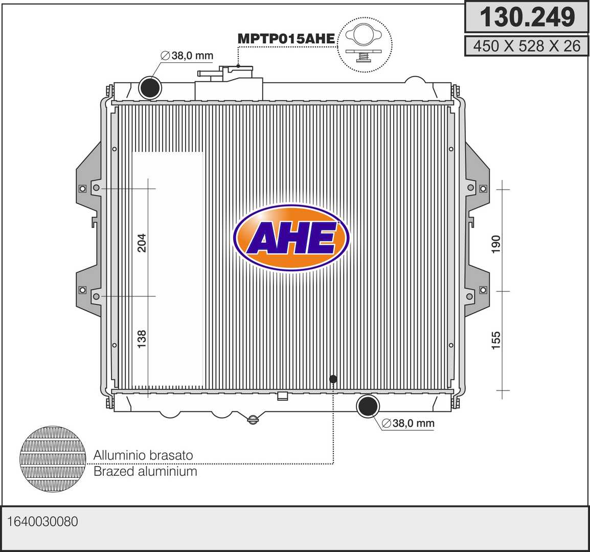 AHE 130.249 Radiatore,...