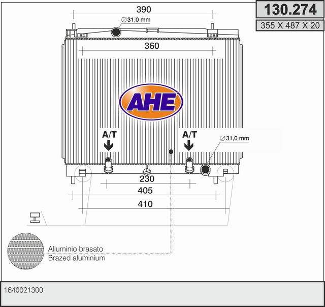 AHE 130.274 Radiatore,...