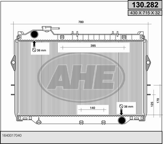 AHE 130.282 Radiatore,...