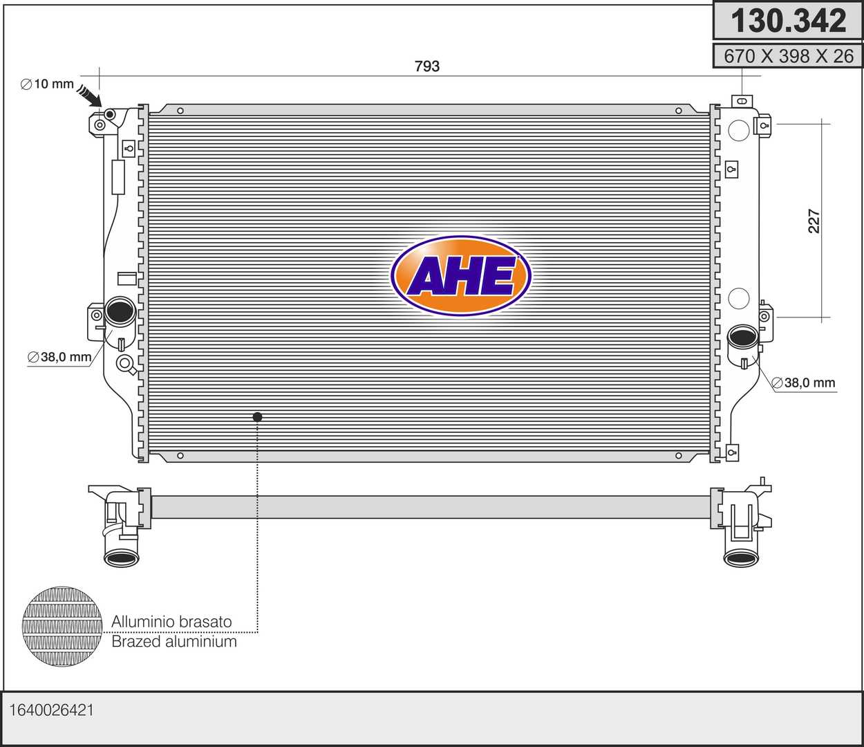 AHE 130.342 Radiatore,...